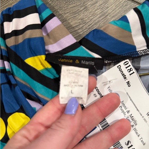 Colorful Geometric Patterned Dress - Picture 2 of 2